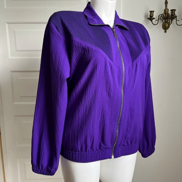 80s royal purple jacket - Picture 6 of 7